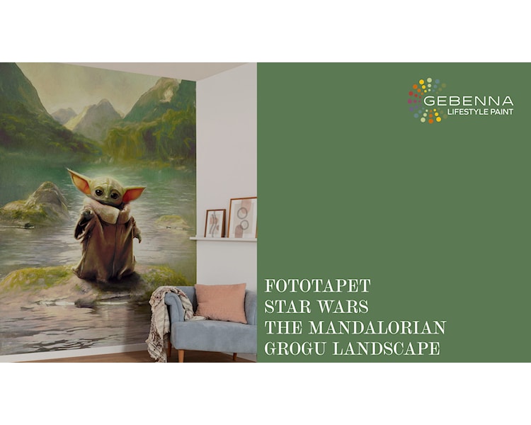 Fototapet Star Wars The Mandalorian Grogu Landscape